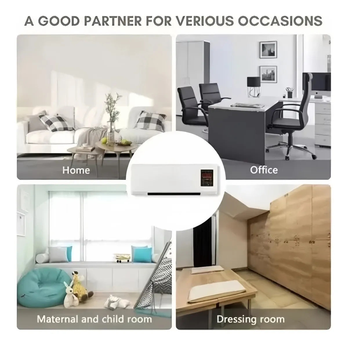 Aire Acondicionado Calefactor De Pared Frio Calor 2 En 1