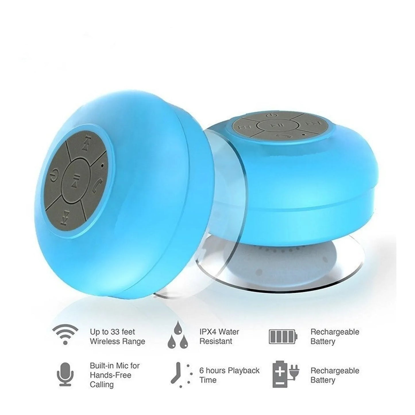 Parlante Manos Libre Para Ducha Impermeable