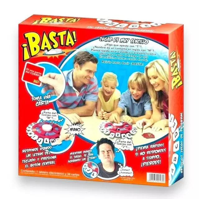 Juego De Mesa ¡Basta! Piensa Rápido Familiar Español