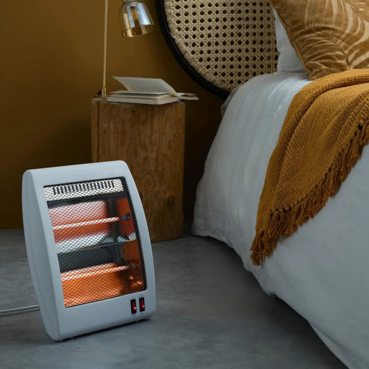 Calefactor Estufa Halógeno 800w Bajo Consumo Estufa Color Bl