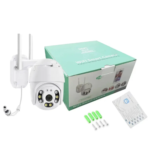 Cámara de Seguridad WiFi 1080P Visión Nocturna Rotación 360° IP66