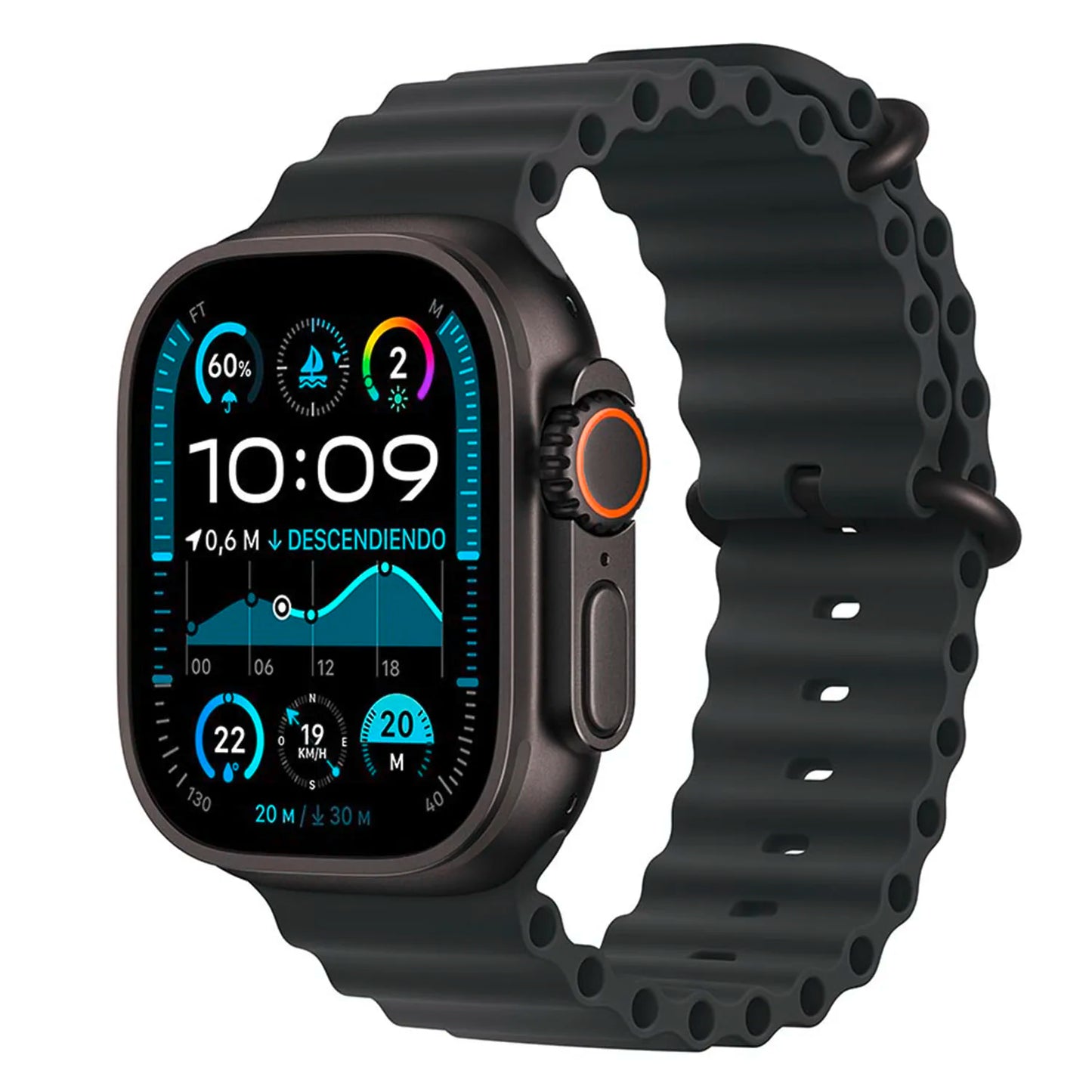 Apple Watch Ultra 2 (Gps + Cellular) - Titanio 49 Mm - Correa Ocean