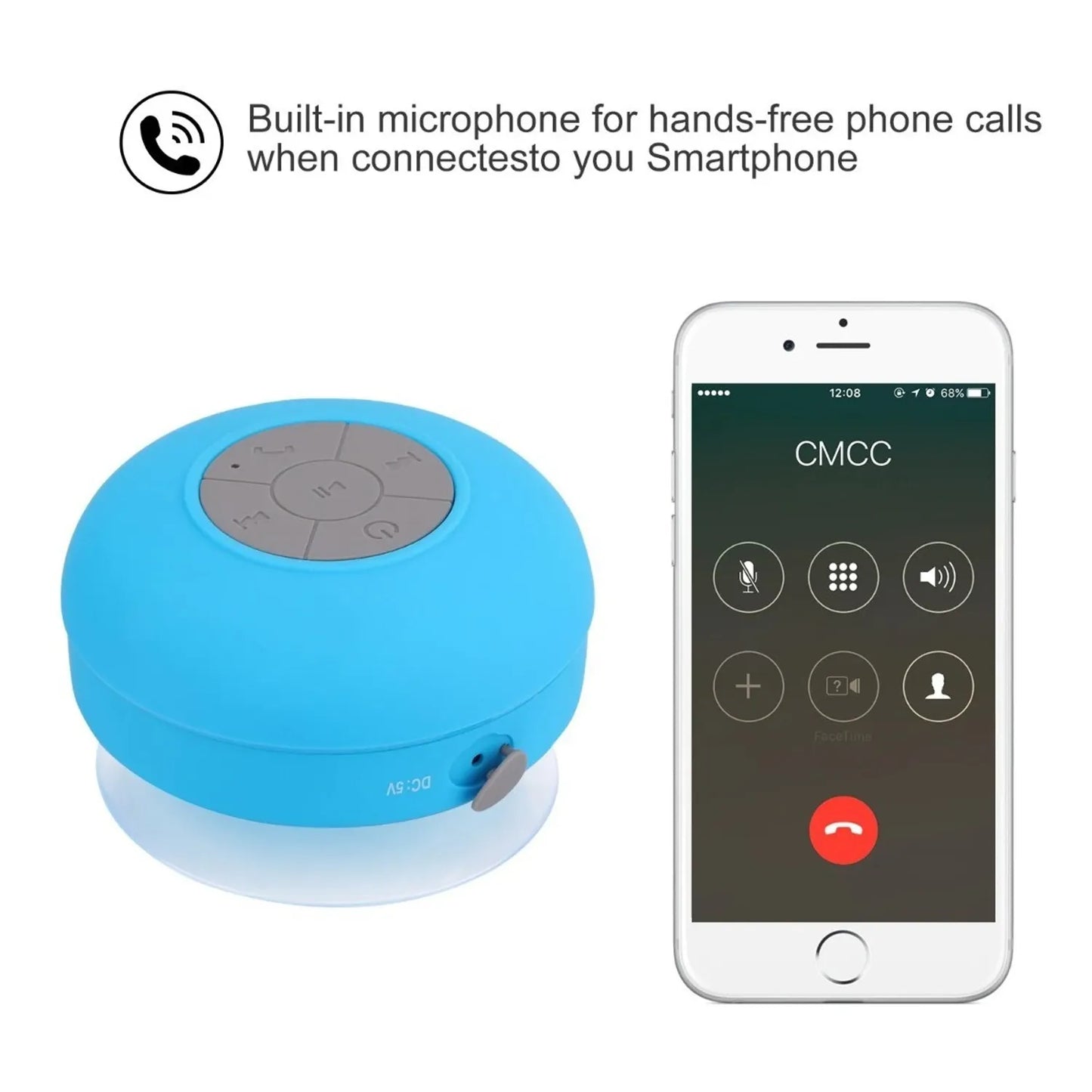 Parlante Manos Libre Para Ducha Impermeable