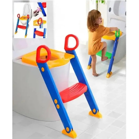 Adaptador de WC con escalera para niños